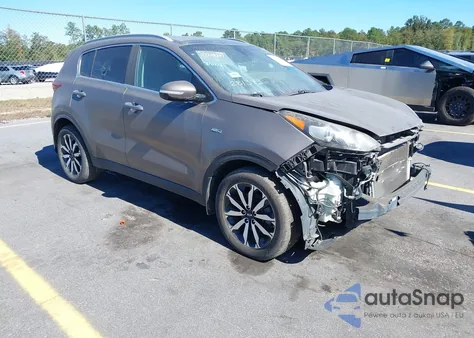 2017 Kia Sportage Ex из США, поврежденный, VIN KNDPNCAC0H7281343